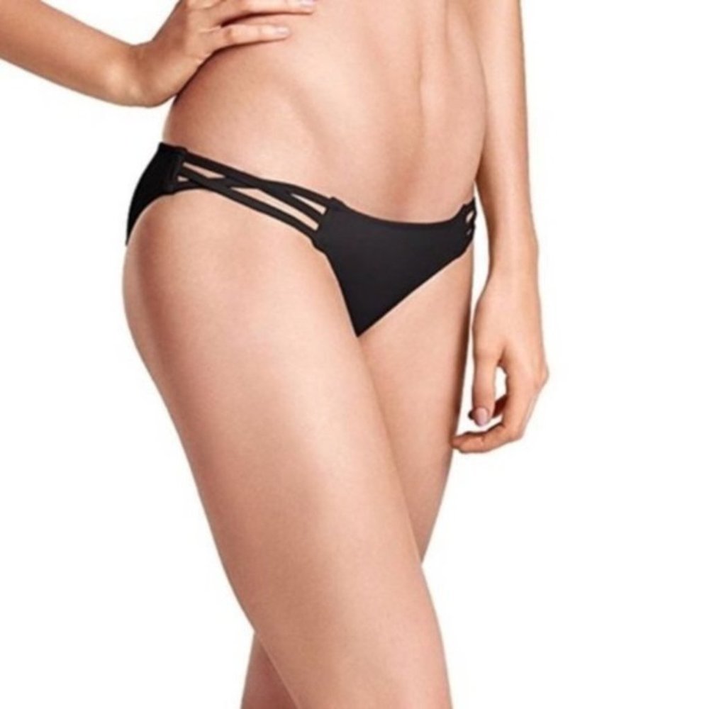 Victoria's Secret The Cheeky Black Swim Bottoms